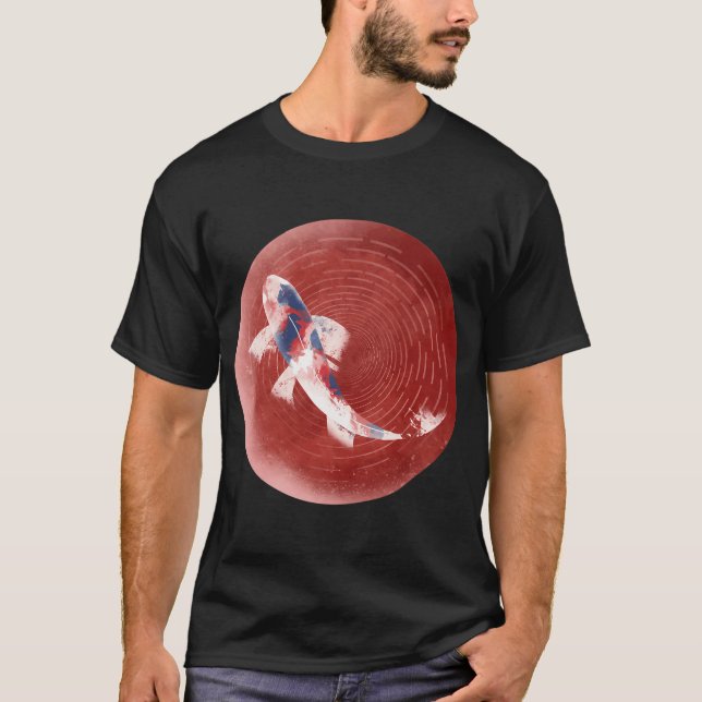 Koi-Fisch T-Shirt (Vorderseite)