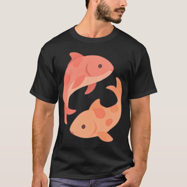 Koi-Fisch T-Shirt (Vorderseite)