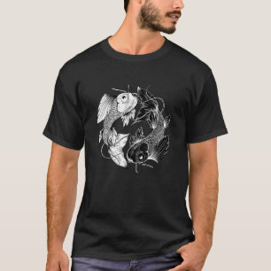 Koi-Fisch Yin, Yang-Symbol - Japanischer Teich Nis T-Shirt