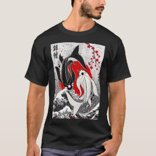 Koi-Fisch - Yin Yang T-Shirt