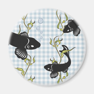 Koi Fische 2,25" Magnet