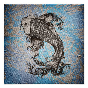 Koi Fische Fotodruck