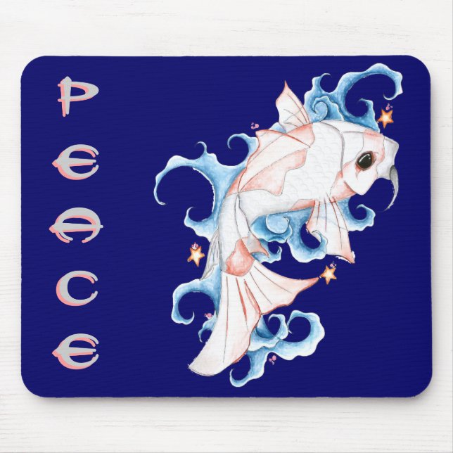 Koi Fische Mousepad (Vorne)