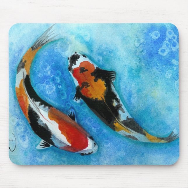 Koi Fische Mousepad (Vorne)