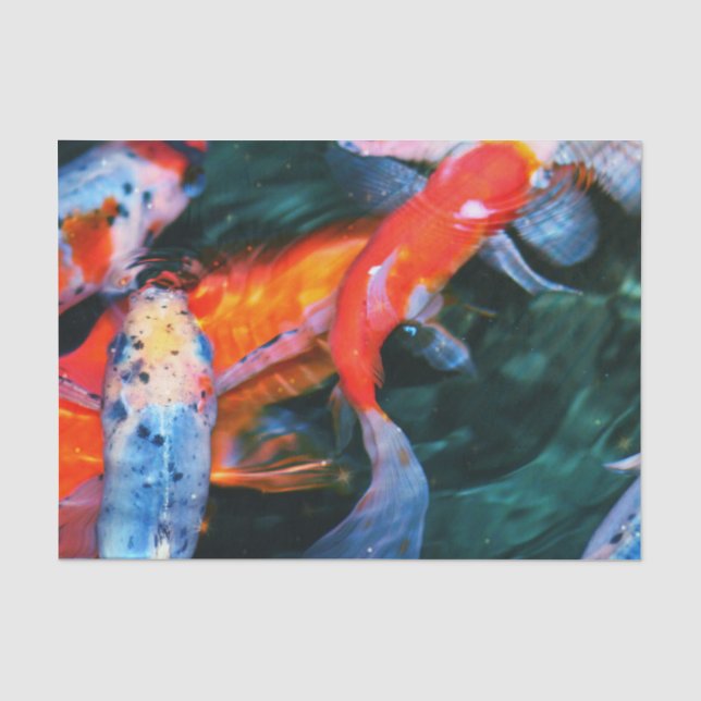 Koi Fische Seidenpapier (Vorderseite)