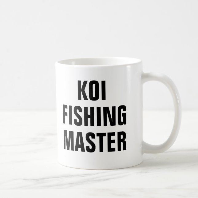 Koi-Fischereimeister Kaffeetasse (Rechts)