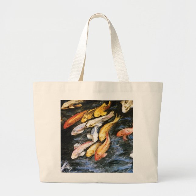 Koi Fish Bag Jumbo Stoffbeutel (Vorne)