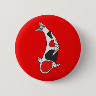 Koi Fish Button