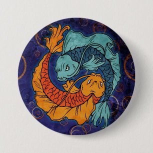Koi Fish Button