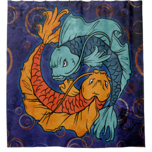 Koi Fish Duschvorhang