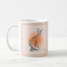 Koi Fish Fisces Tasse