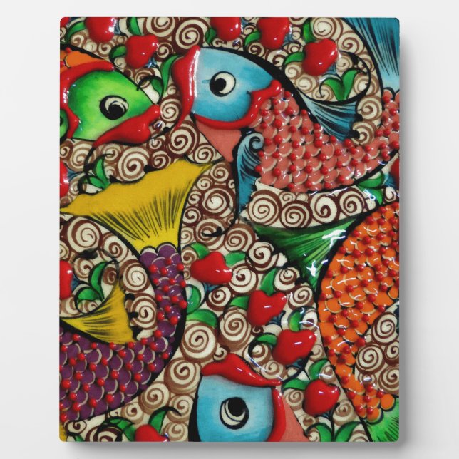 Koi Fish Fotoplatte (Vorderseite)