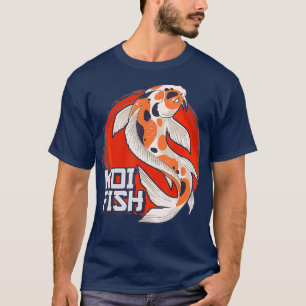 Koi Fish Freshwater Fish Pond Schwimmbecken Symbol T-Shirt