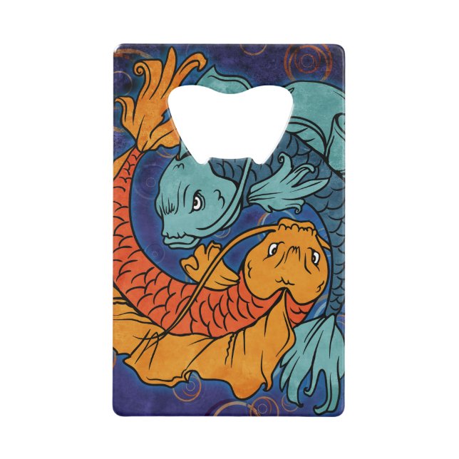 Koi Fish Geldbeutel Flaschenöffner (Vorderseite)