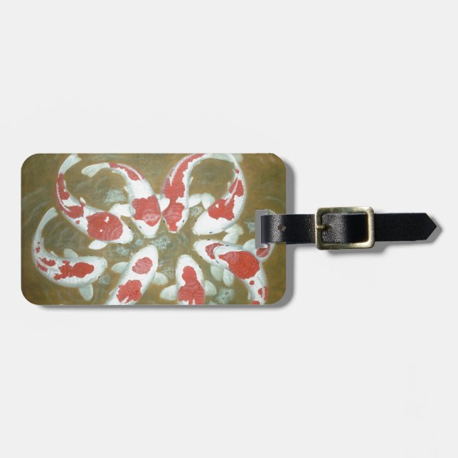 KOI FISH GEPÄCKANHÄNGER (Vorderseite horizontal)