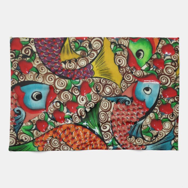 Koi Fish Handtuch (Horizontal)