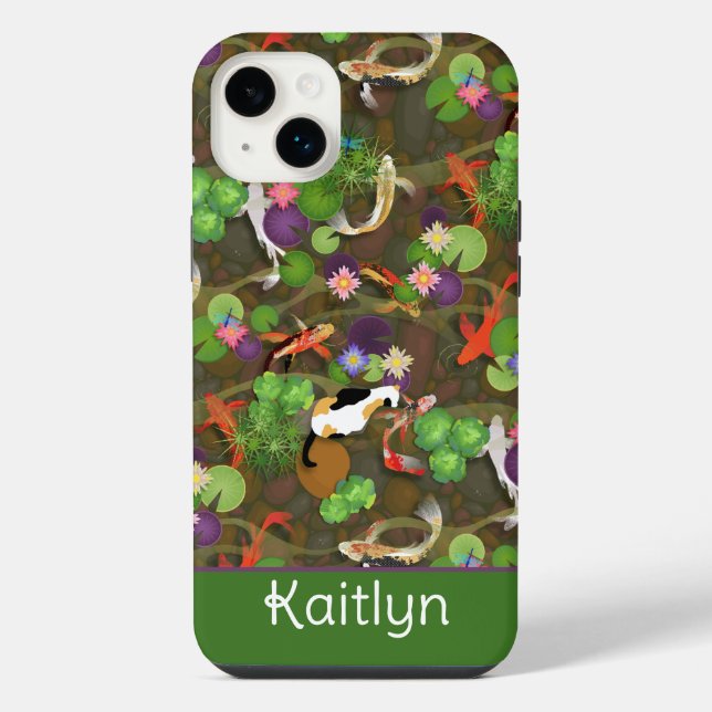 Koi Fish iPhone 14 Plus Hülle (Rückseite)