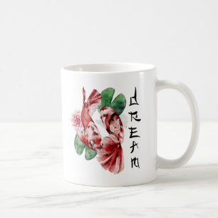 Koi Fish Japanischer Stil Skript Orientalische Kun Kaffeetasse