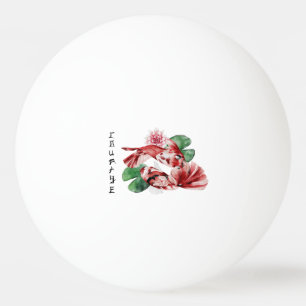 Koi Fish Japanischer Stil Skript Orientalische Kun Tischtennisball