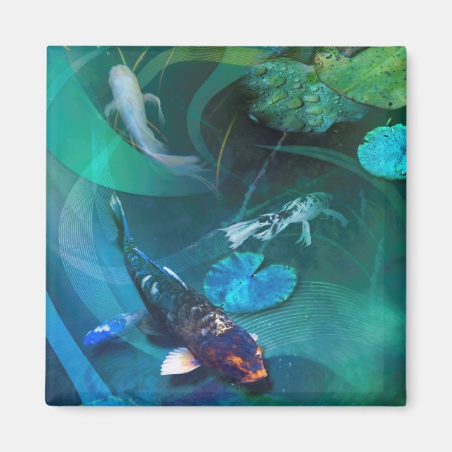 Koi Fish JOY OF KOI Magnet (Vorne)