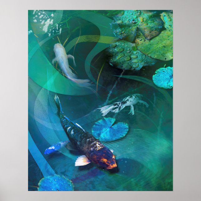 Koi Fish JOY OF KOI Poster (Vorne)
