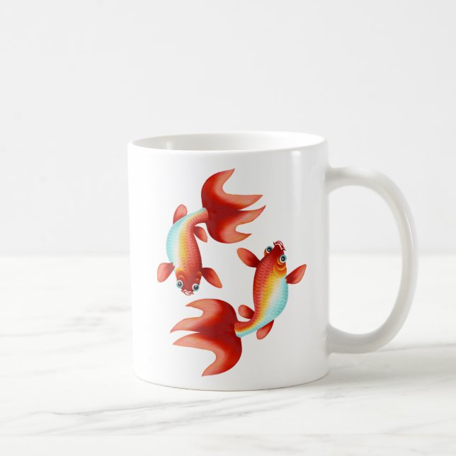 Koi Fish Kaffeetasse (Rechts)