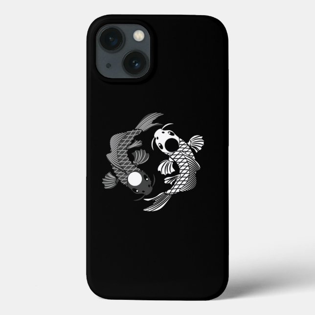 Koi Fish Karma Yin Yang Fate Spirituelles Geschenk Case-Mate iPhone Hülle (Rückseite)