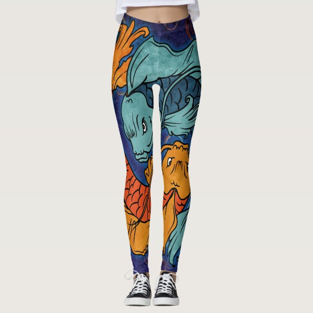 Koi Fish Leggings (Vorderseite)