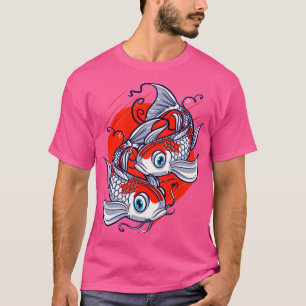 Koi Fish Lover Water Pond Animal Pet Asiatische Ja T-Shirt