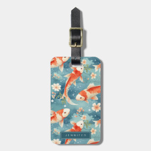 Koi Fish Luggage Tags Gepäckanhänger