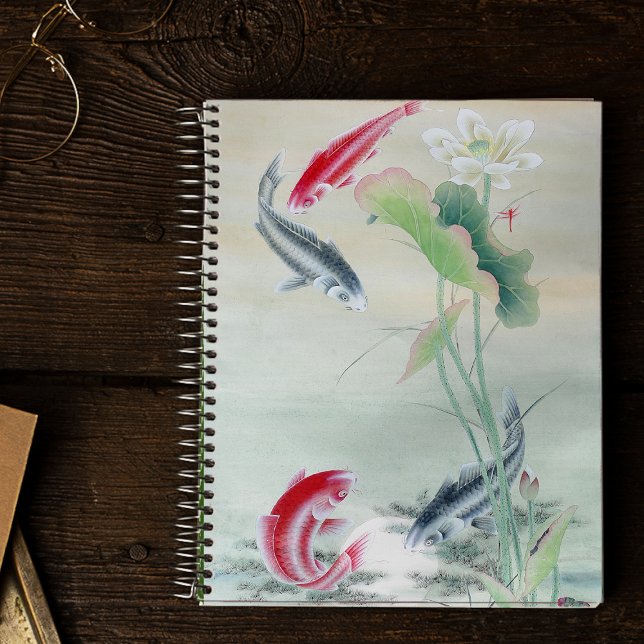 Koi Fish mit Lotus Notizbuch (Von Creator hochgeladen)