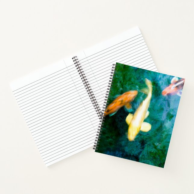 Koi Fish Notizbuch (Innenseite)