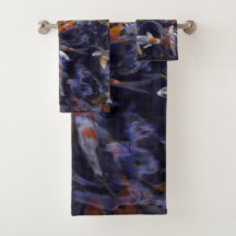 KOI FISH OVER FLOWING