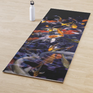 KOI FISH OVER FLOWING YOGAMATTE