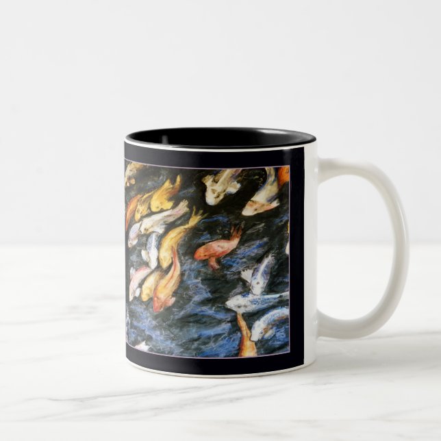 Koi Fish Painting Tasse (Rechts)