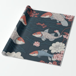 Koi Fish Pattern Geschenkpapier