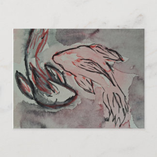 Koi Fish Postacrd Postkarte