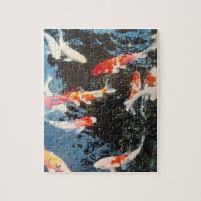 Koi Fish Puzzle Fish Foto Jigsaw Puzzle Fischen Sp (Vertikal)