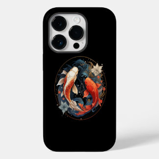 Koi Fish Red White Ying Yang japanischer Wasserflu Case-Mate iPhone 14 Pro Hülle