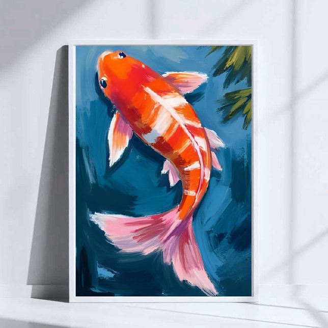 Koi Fish Schöne Wasserfarbe Poster (Von Creator hochgeladen)