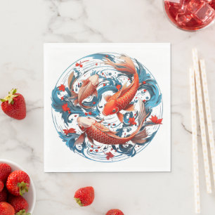 Koi Fish Serviette