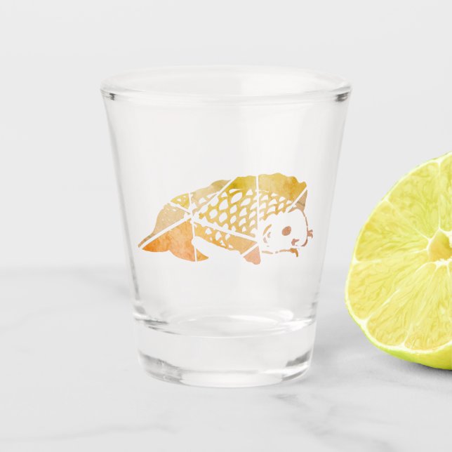 Koi Fish Shot glass Schnapsglas (Vorderseite)
