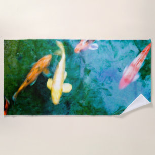Koi Fish Strandtuch