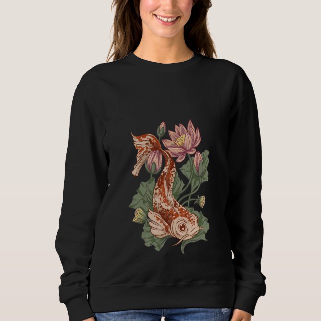 Koi Fish Sweatshirt (Vorderseite)