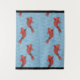 KOI FISH Tapestry Wandteppich