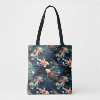 Koi Fish Tote Bag Tasche