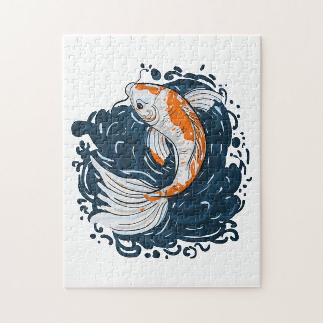 Koi Fish Water Biegemeister (Vertikal)