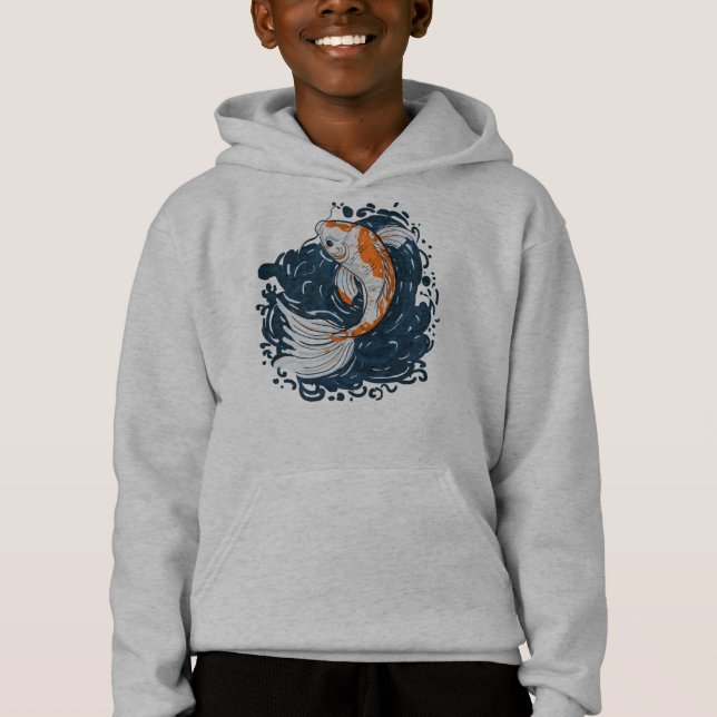 Koi Fish Water Biegemeister Hoodie (Vorderseite)