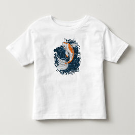 Koi Fish Water Biegemeister Kleinkind T-shirt