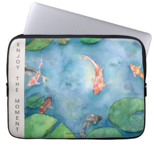 Koi Fish Watercolor Laptopschutzhülle